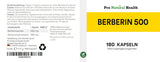 Berberin 500 mg 180 Kapseln  Made in Germany