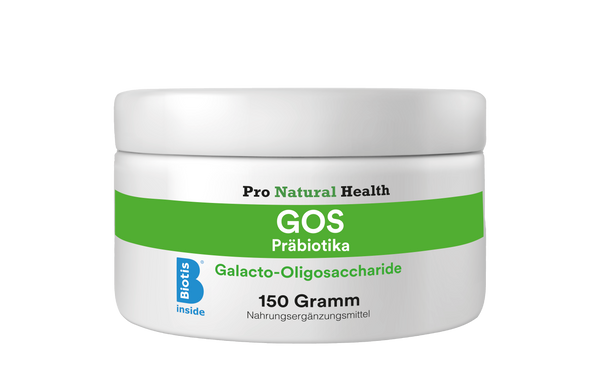 GOS - Galacto-Oligosaccharide Pulver 150g - Hochreines Präbiotika - prebiotisches Nahrungsergänzungsmittel ohne Zusätze - 100% Natürlich - BIOTIS Inside - Halal & Koscher -
