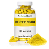 Berberin 500 mg 180 Kapseln  Made in Germany