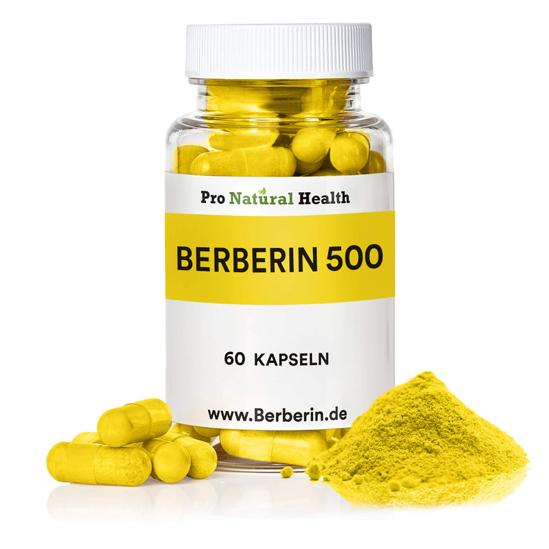 Berberin 500 mg 60 Kapseln   Made in Germany