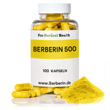 Berberin 500 mg 100 Kapseln  Made in Germany